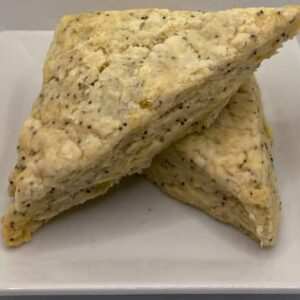 Lemon Poppyseed Scone