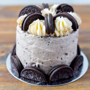 A cookies and cream specialty cake at Simply Baked Catering Inc. in Winchester, Ontario.